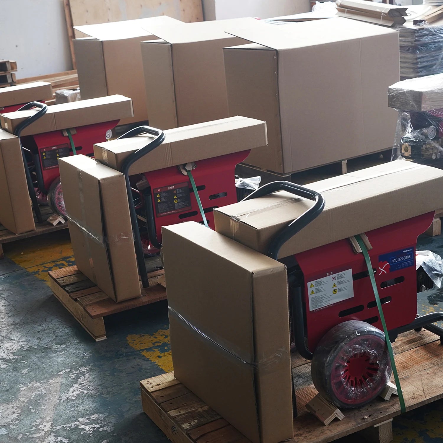 Commercial Power Washer Packaging Shipping