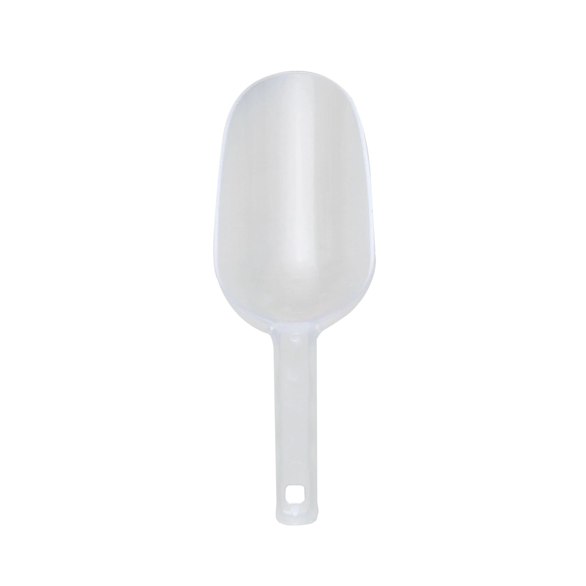 Durable ice shovel designed for dry ice blasting machines
